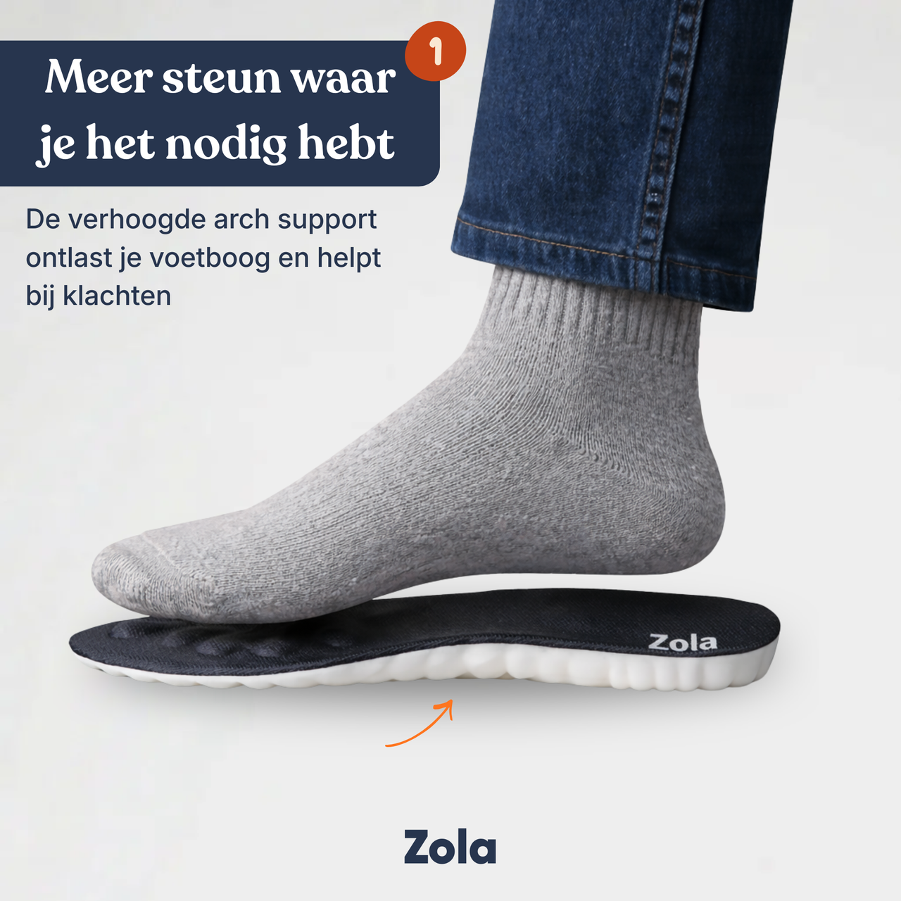 Verlichtende inlegzolen bij hielpijn en fasciitis plantaris